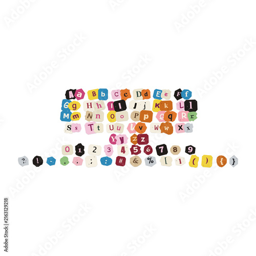 Colorful cute animal faces in a row smiling