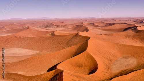 Quadro su tela red dunes of the Namib desert from a bird’s eye view 530