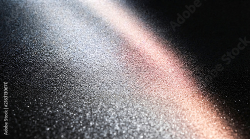 Textured Metallic Surface With Elegant Rose Gold Light Beam Glow
