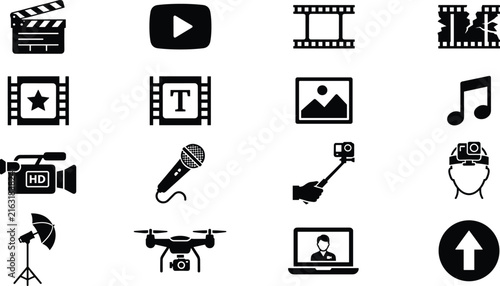 Video, production, media, film, cinema, content, creator, equipment, recording, streaming, entertainment, video editing, movie, studio, broadcast