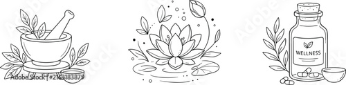 Wellness, health, holistic, herbal, medicine, natural, remedy, alternative, care, organic, healing, spa, balance, lifestyle, therapy