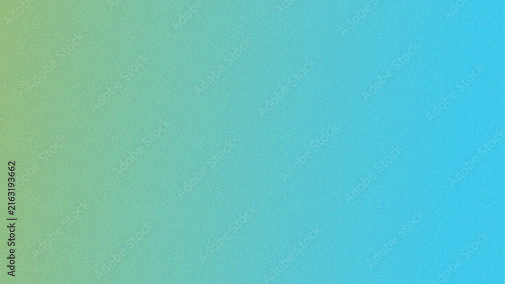 Naklejka premium Smooth blue and green gradient background with noise texture
