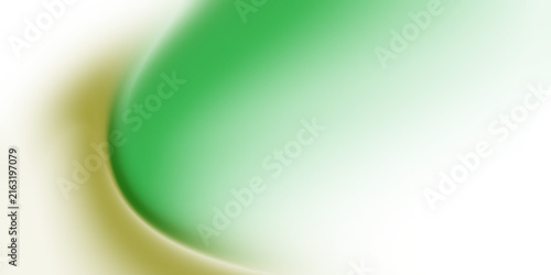 Green and yellow silk liquid wave transparent background
