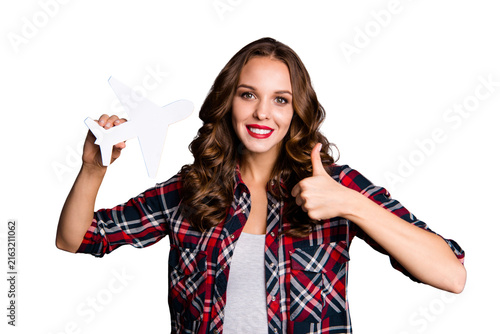Картината върху платно Portrait of her she nice-looking cute attractive lovely charming pretty winsome