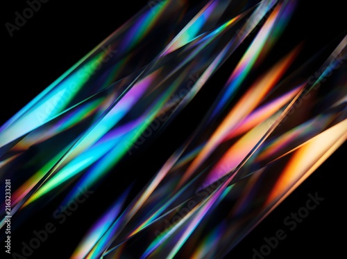 Abstract Colorful Light Waves and Dynamic Lines in Motion, Vibrant Rainbow Energy Trails, Glowing Speed Effects and Futuristic Artistic Background for Wallpaper Design
