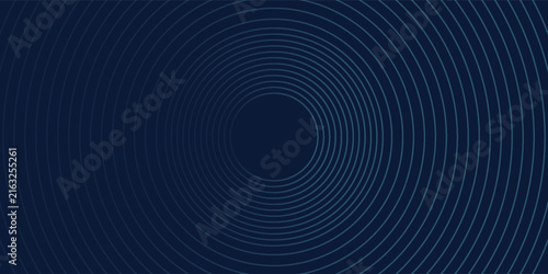 Round frame colorful blue green light isolated on dark background. Abstract circles lines pattern. Vector illustration concept for music, digital, modern science, Ai technology