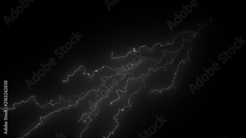 Brilliant White Lightning Branches with Glowing Thunder Energy on a Dark Background, thunder strikes, thunderstorm power overlay 