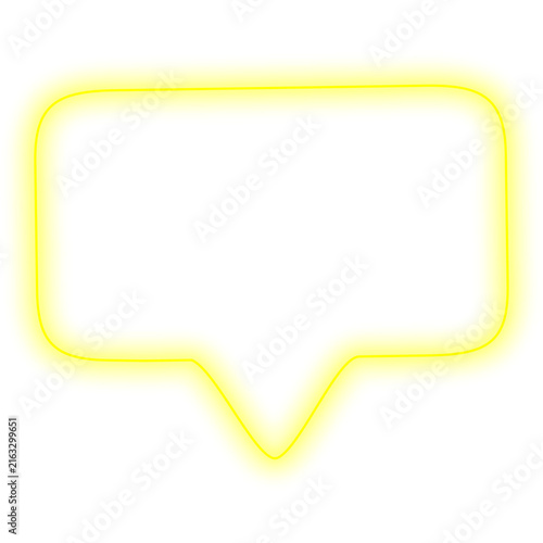 yellow speech bubble