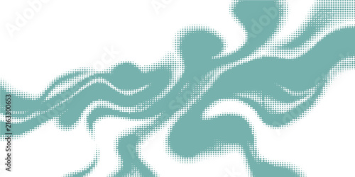 Abstract Blue and White Wave Pattern Vector Background with Flowing Water Waves and Ocean Texture Swirls