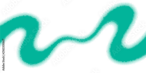 Abstract green and blue vector background with vibrant nature illustration and floating butterflies