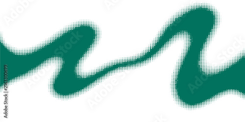 Abstract 3D Green and White Vector Nature Background with Glass Water Drop Symbol Design
