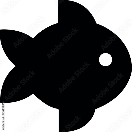vector illustration of a fish