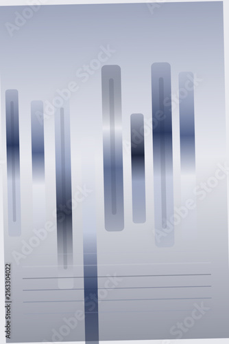 Abstract graphic background with vertical gradient bars and soft lines in a modern blue aesthetic