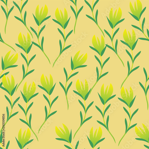 seamless pattern with bamboo
