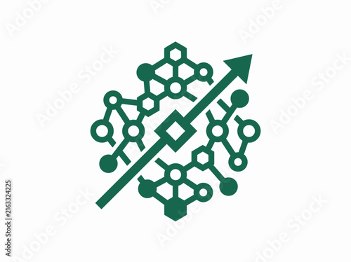 Abstract Network Growth And Advancement Concepts
