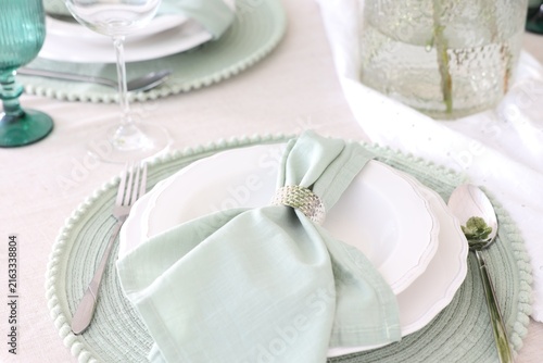 Canvastavla Beautiful place setting