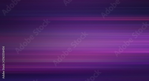 Dark purple motion blur background, abstract horizontal speed lines linear gradient texture for technology banner and cyber backdrop