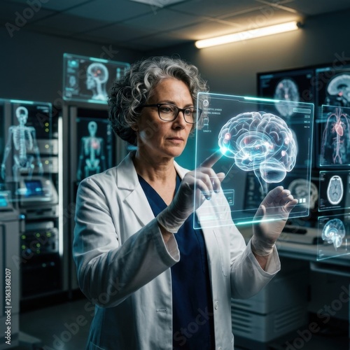 Advanced Medical Technology In Research Lab Setting