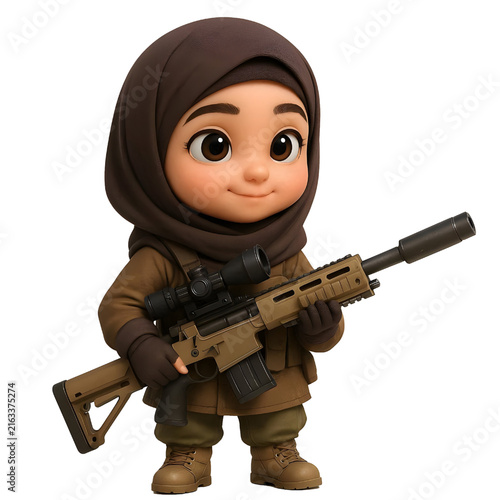 arab girle sniper
