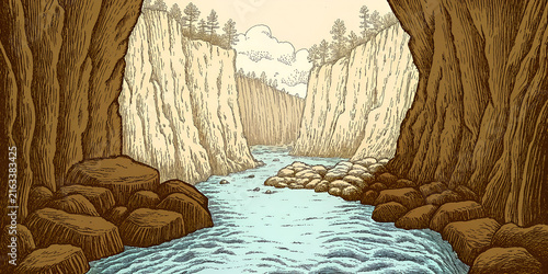 The Pine-Crowned Cliffs