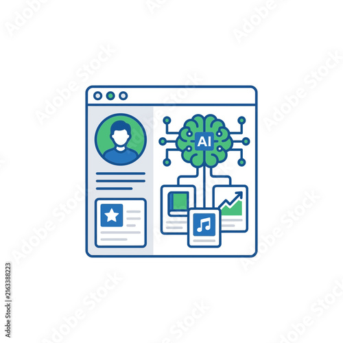 Artificial intelligence web interface for personal content management