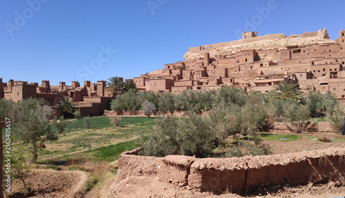 desert village Ait Benhaddou in the Ourika-valley