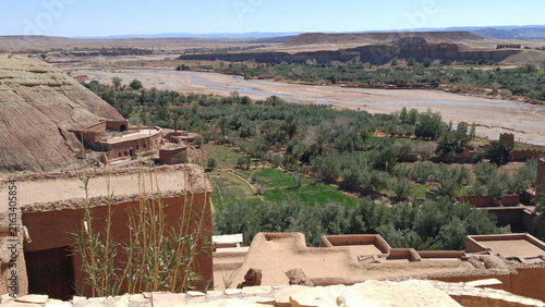 desert village Ait Benhaddou in the Ourika-valley