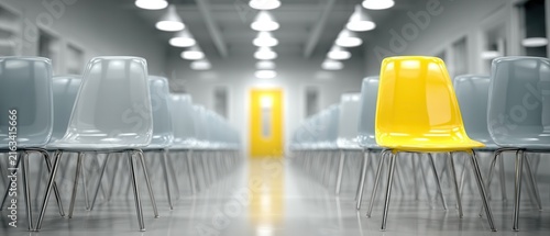 Contemporary Training Facility Organized Rows Seating Prepared Employee Skill Development Sessions