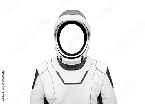 Bild auf Leinwand Astronaut unifrom portrait face copy space