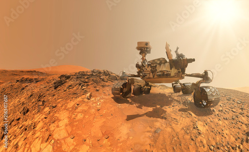 Canvastavla Mars