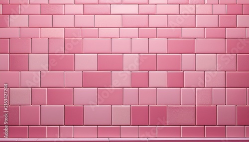 soft pink subway tiles texture for a chic and modern backdrop ai generative