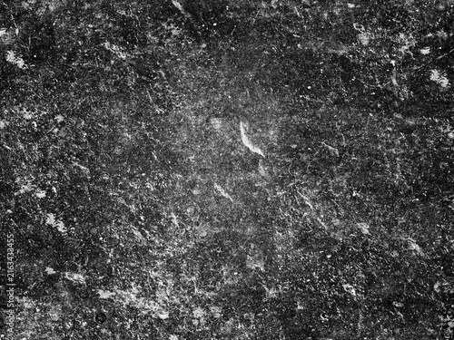 Canvastavla Grungy black surface with numerous white scratches and dust particles, creating a distressed and textured overlay for abstract or vintage designs