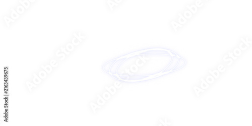Картината върху платно Pale blue white abstract spiral vortex ellipse with concentric lines on dark bac