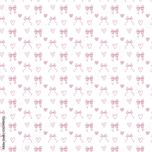 Pattern cute ribbon hearts cute 198