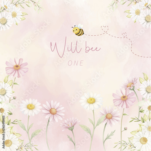 Bee flowers cute 198