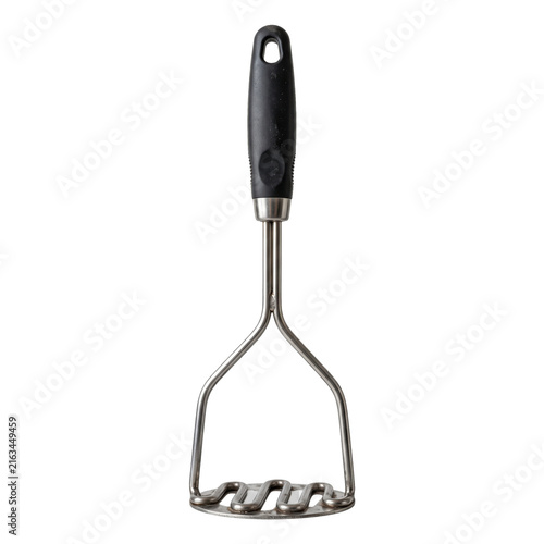 Cuadro en lienzo Kitchen utensil for mashing potatoes and other soft foods isolated on transparen