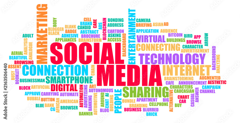 Fototapeta premium Social Media