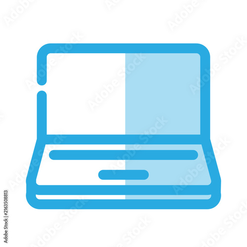 Laptop icon design template
