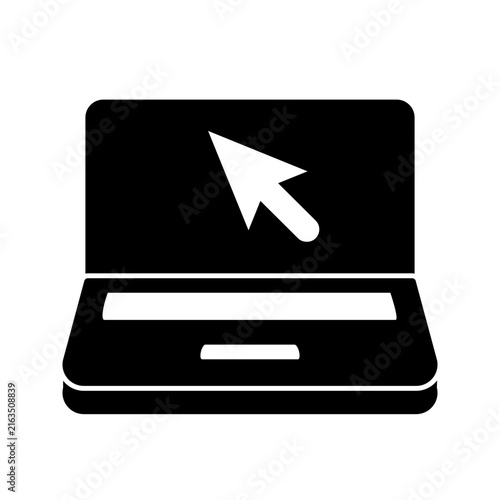 Laptop icon design template