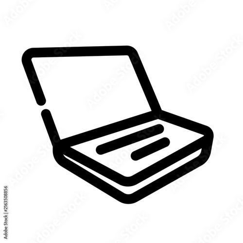 Laptop icon design template