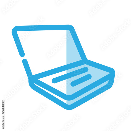 Laptop icon design template