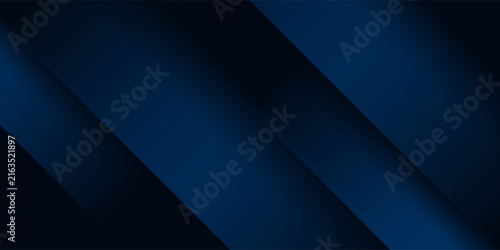 Art & IllustrationBright navy blue dynamic abstract vector background with diagonal lines. Trendy classic color of 2023. 3d cover of business presentation banner for sale event night party