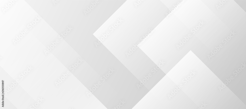 Obraz premium Clean geometric abstract background design featuring subtle white and grey gradient shapes, ideal for modern business presentations or elegant digital displays