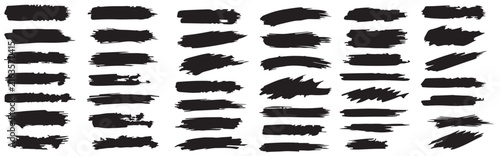 A diverse collection of brush strokes exploring textures shapes and the artistic potential of paint application techniques