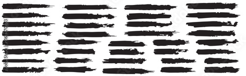 An exploration of diverse brush strokes and textures created with various artistic brushes and sets