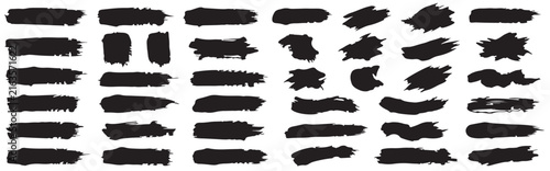 A comprehensive collection of diverse brush strokes and brush types for artistic expression and detailed analysis