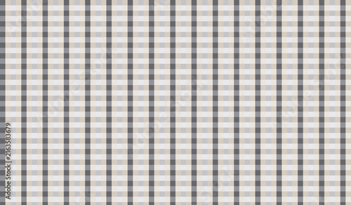 Abstract grey and white checkered plaid textile pattern background texture
