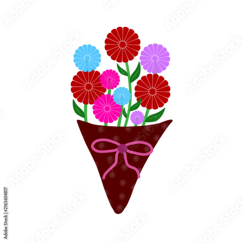 Colorful flower bouquet. 