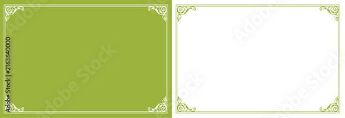 Romantic gorgeous adult-cute antique frame
