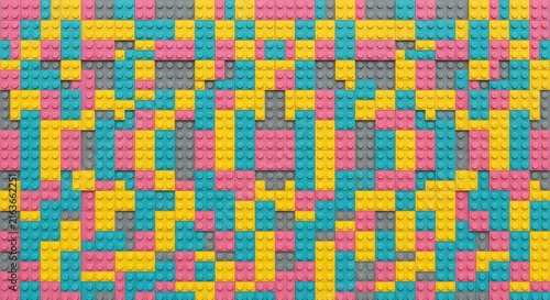 Vibrant pixel art mosaic background with colorful geometric retro digital texture pattern